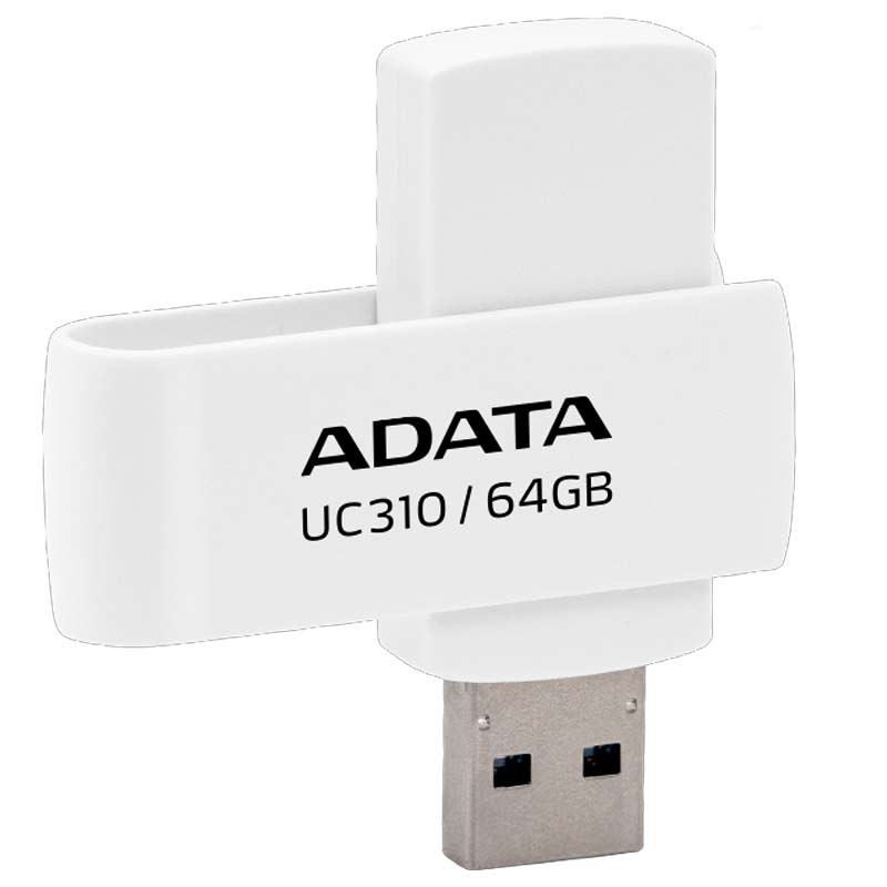 Memoria USB ADATA 64GB UC310 3.2 Blanco