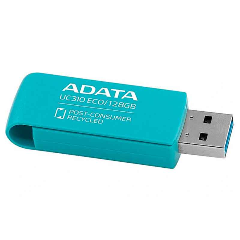 Memoria USB ADATA 128GB UC310 ECO 3.2 Celeste