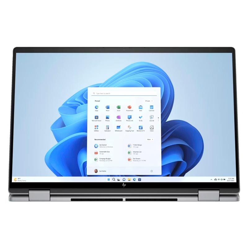 Laptop HP Envy x360 AMD Ryzen 7 8840HS Pantalla Táctil OLED 3K 16GB RAM 1TB SSD Plateado W11 Home Teclado Español