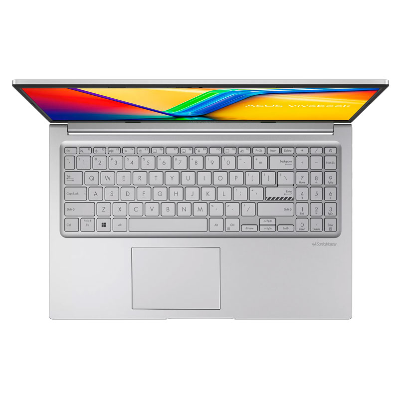 Laptop Asus Vivobook 15 Touch 15.6" Core 7 150U 16GB RAM 512GB SSD Plata W11 Home Teclado Ingles