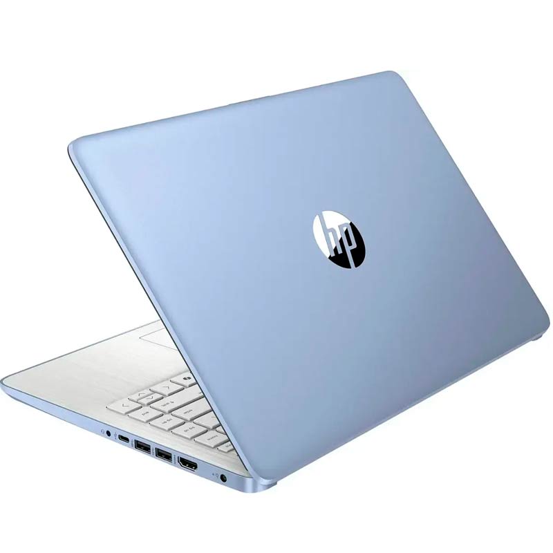 Laptop HP 14-DQ6015DX 14" Celeron N150 4GB RAM 128GB UFS W11 Home Celeste Teclado Ingles