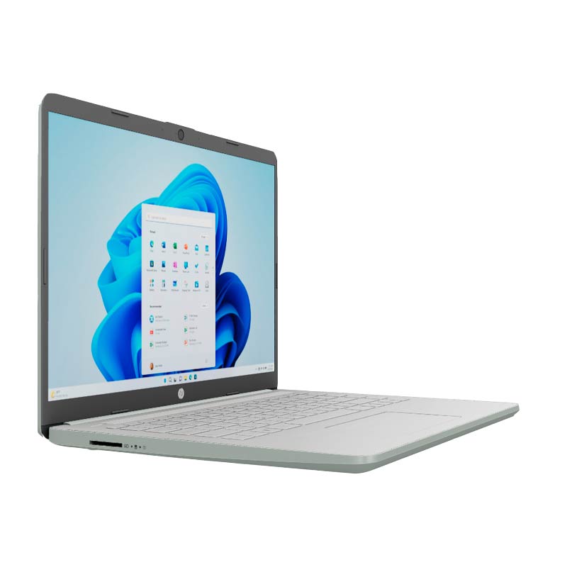 Laptop HP 14-DQ6013DX 14" Intel N150 4GB RAM 128GB UFS W11 Home Verde