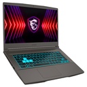 Laptop MSI Thin 15 B12V 15.6" i7-12650H 16GB RAM 512GB SSD RTX 4050 6GB Negro W11 Home Teclado Inglés