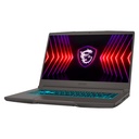 Laptop MSI Thin 15 B12V 15.6" i7-12650H 16GB RAM 512GB SSD RTX 4050 6GB Negro W11 Home Teclado Inglés