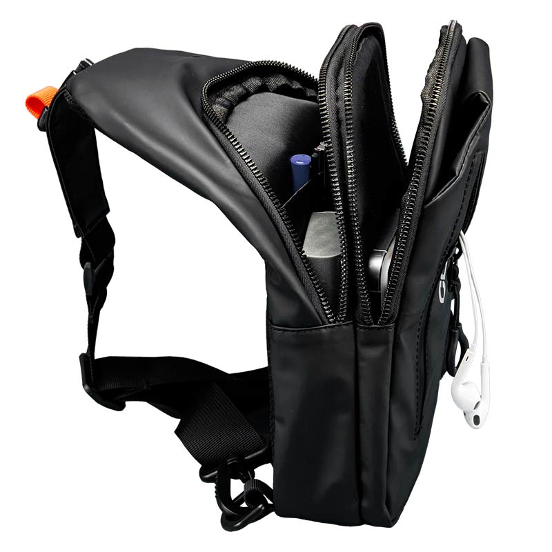 Mochila Cougar UNIRIDE Negro-Naranja