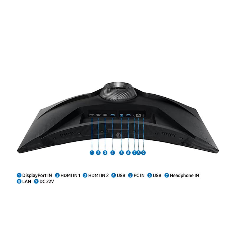 Monitor 32" VA Samsung Odyssey G6 Curvo 2560 x 1440 240Hz DP HDMI