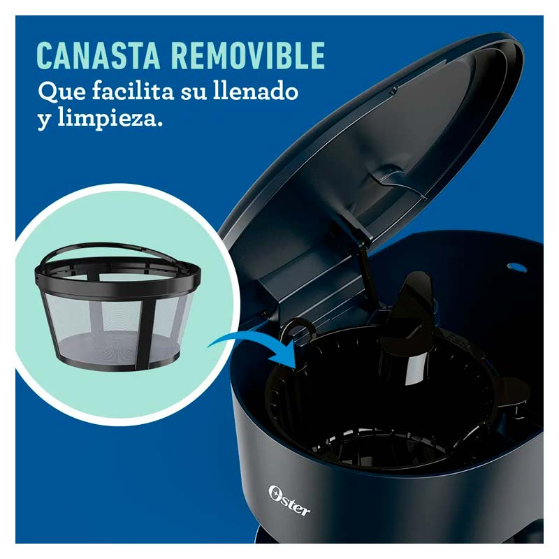 Cafetera Oster BVSTDCS12B 12 Tazas Negra