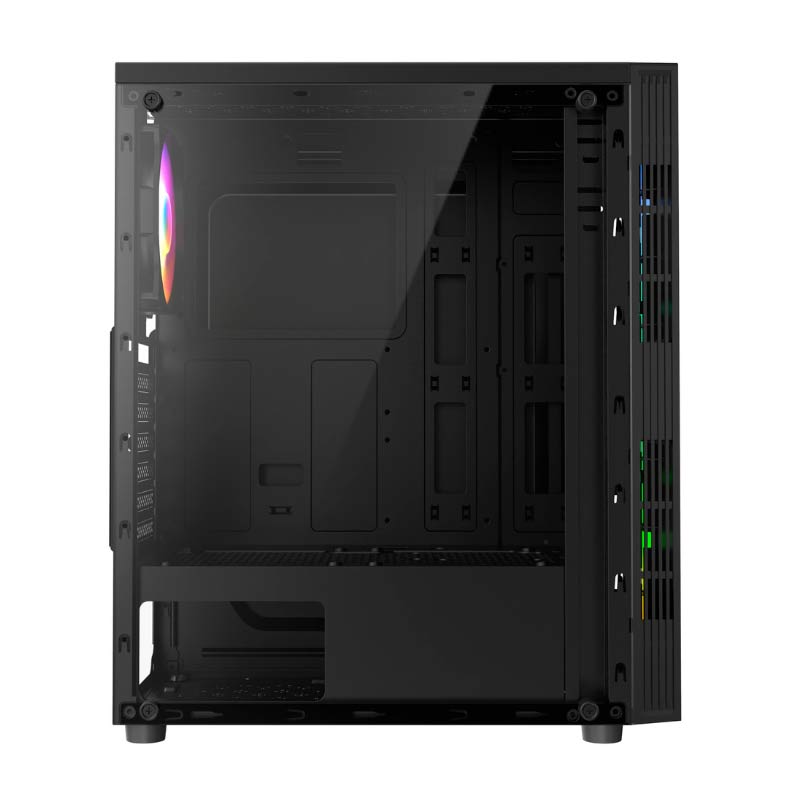 Case Gaming Vektor Tech EZQ1 Media Torre Vidrio Templado Micro ATX Negro