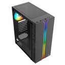 Case Gaming Vektor Tech EZQ1 Media Torre Vidrio Templado Micro ATX Negro