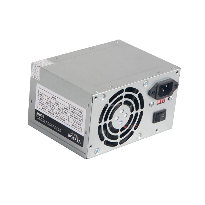 Fuente De Poder 600W Vektor Tech