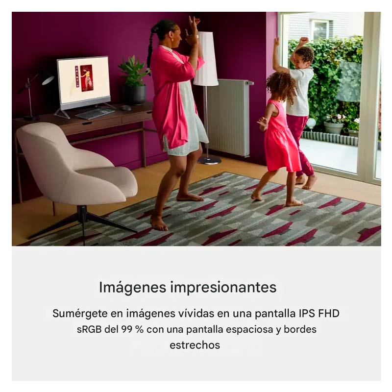 Computadora AIO Dell Inspiron 5352 24" Core 5 120U 16GB RAM 512GB SSD W11 Home Teclado Ingles