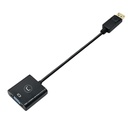 Adaptador DisplayPort a VGA Unno Tekno AD3006BK Macho-Hembra Negro