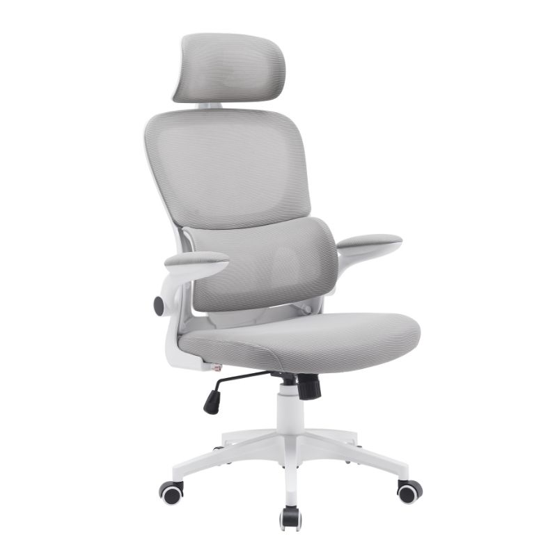 Silla de Oficina VektorTech Gris Claro