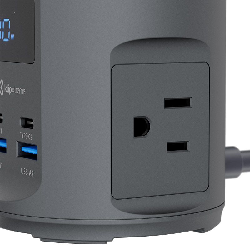 Estación de carga inalámbrica 7 en 1 Klip Xtreme PowerDesk Ultra KDC-700 Gris