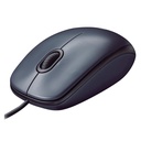 Mouse Alámbrico Logitech Óptico M90 1000DPI Negro