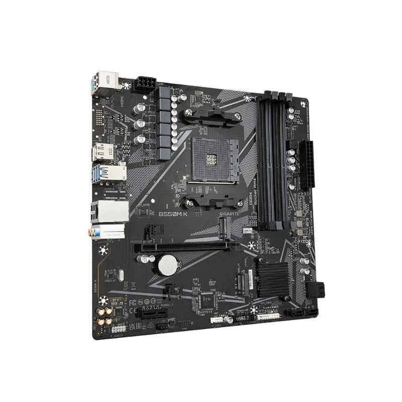 Motherboard Gigabyte B550M K Socket AM4 DDR4 Micro ATX