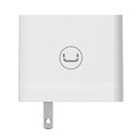Cargador de Pared Unno Tekno PW5072WT GaN Cable Retráctil 65W USB-A/C Blanco