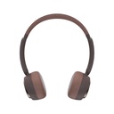 Audífonos Tipo Headset Unno Tekno Bluetooth HS7402BR ZenPro ANC con Micrófono Marrón