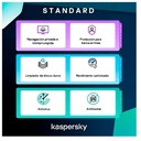 Licencia Kaspersky Standard 1 dispositivo 1 Año ***FISICA***