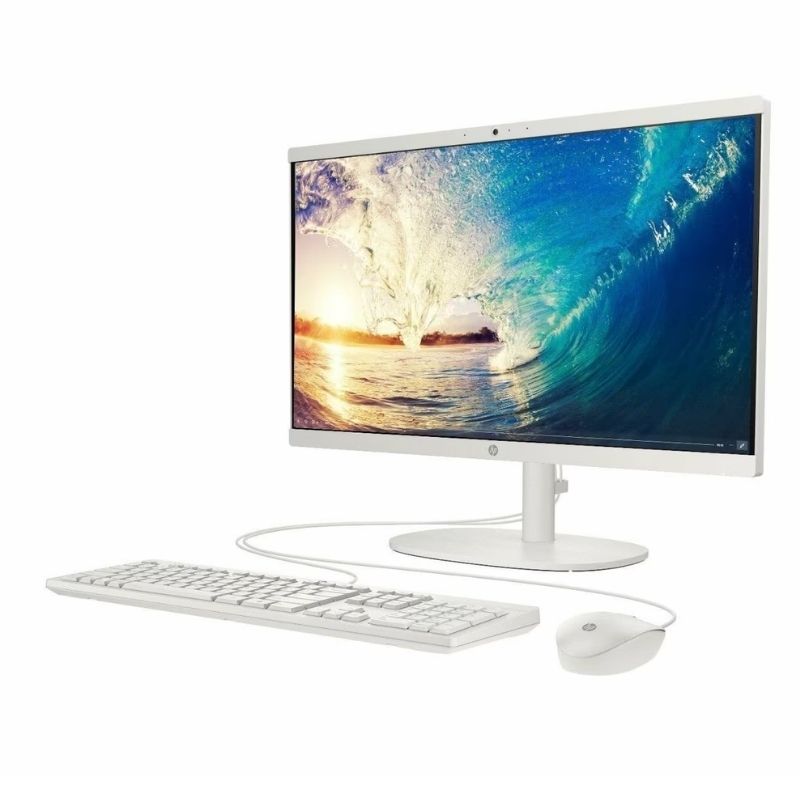 Computadora HP AIO 22-dg0007la 21.45" Intel N100 8GB RAM 512GB SSD Blanco W11 Home