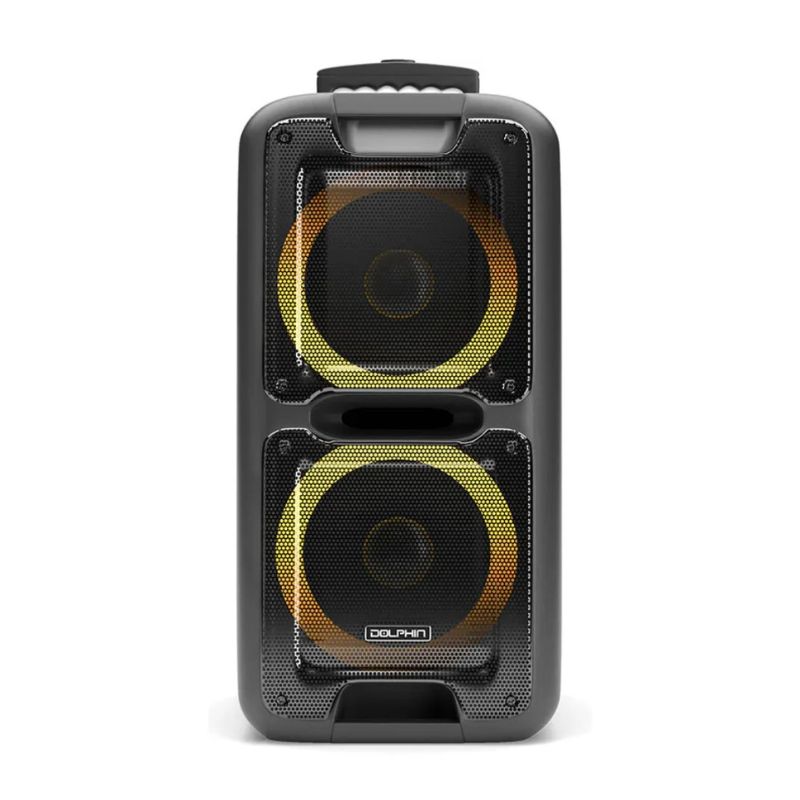 Bocina Bluetooth Dolphin SP-2100RBT Party Speaker Dual 10”  3400W Negro