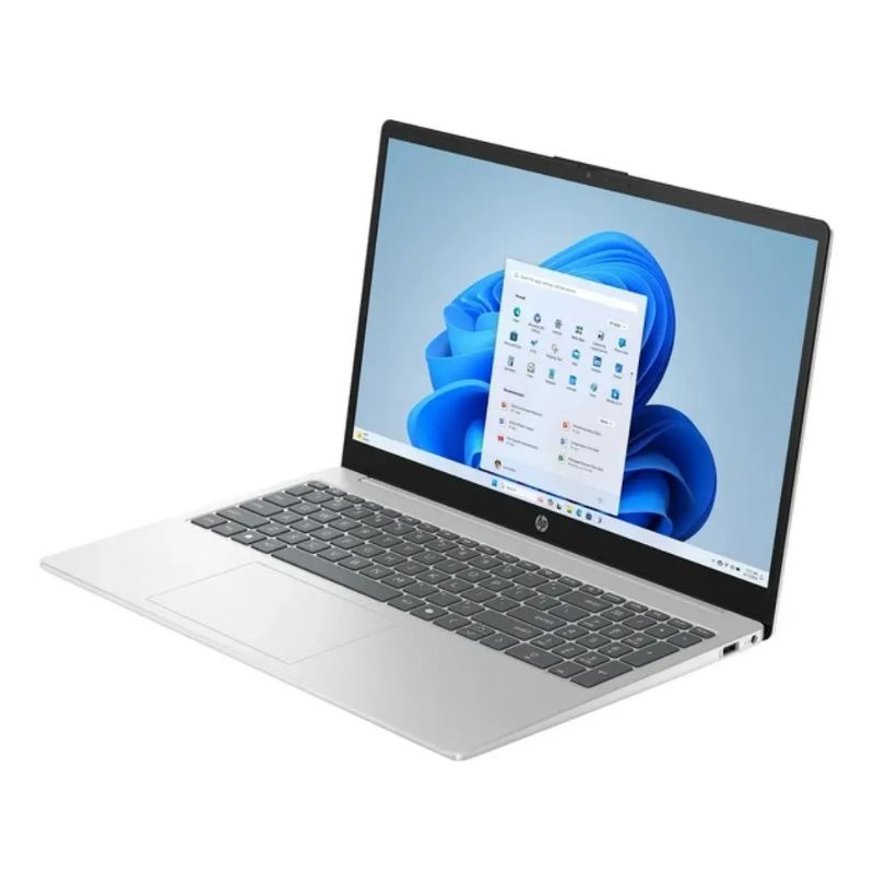 Laptop HP 15-FD0250WM 15.6" i5-1334U 8GB RAM 512GB SSD FHD W11 Home Plateado Teclado Inglés