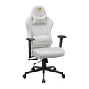 Silla Gaming Cougar Pryme Blanca PVC Premium