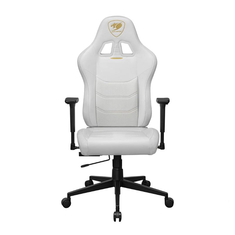 Silla Gaming Cougar Pryme Blanca PVC Premium