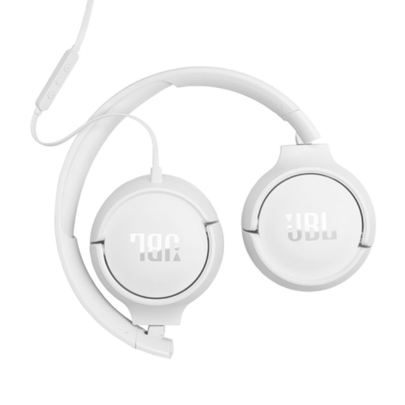 Audífonos tipo Headset JBL Tune 520C con Cable USB-C con Micrófono Blanco
