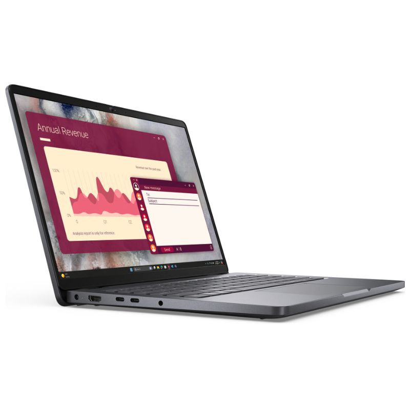 Laptop Dell Pro 14" Intel Core Ultra 5 225U 16GB RAM 512GB SSD W11 Pro Negro Teclado en español