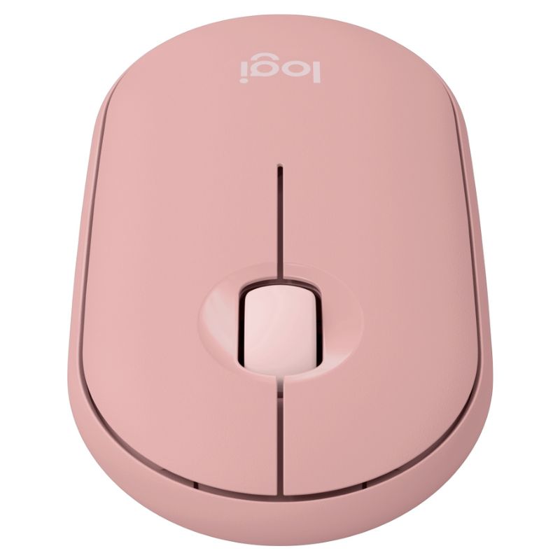 Mouse Inalámbrico Bluetooth Logitech Pebble 2 M350s Óptico 4000DPI Rosado