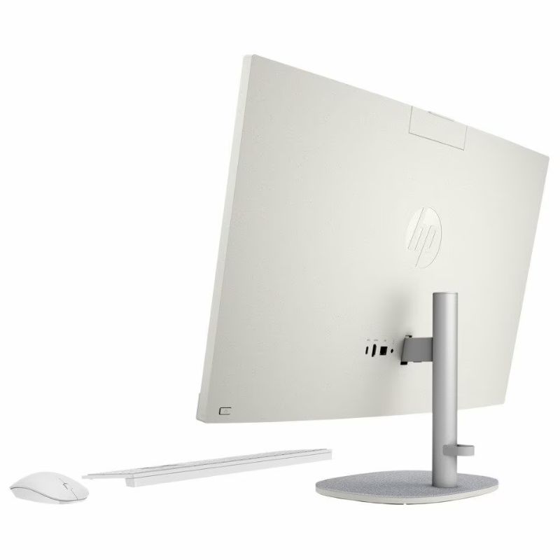 Computadora AIO HP 27-cr0278la 27" AMD Ryzen 7 7730U 16GB RAM 1TB SSD AMD Radeon W11 Home Blanco Teclado Español