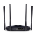 Router Wi‑Fi 6 Mercusys MR60X AX1500 de doble banda 2.4 GHz / 5 GHz 4 antenas 5 dBi gigabit