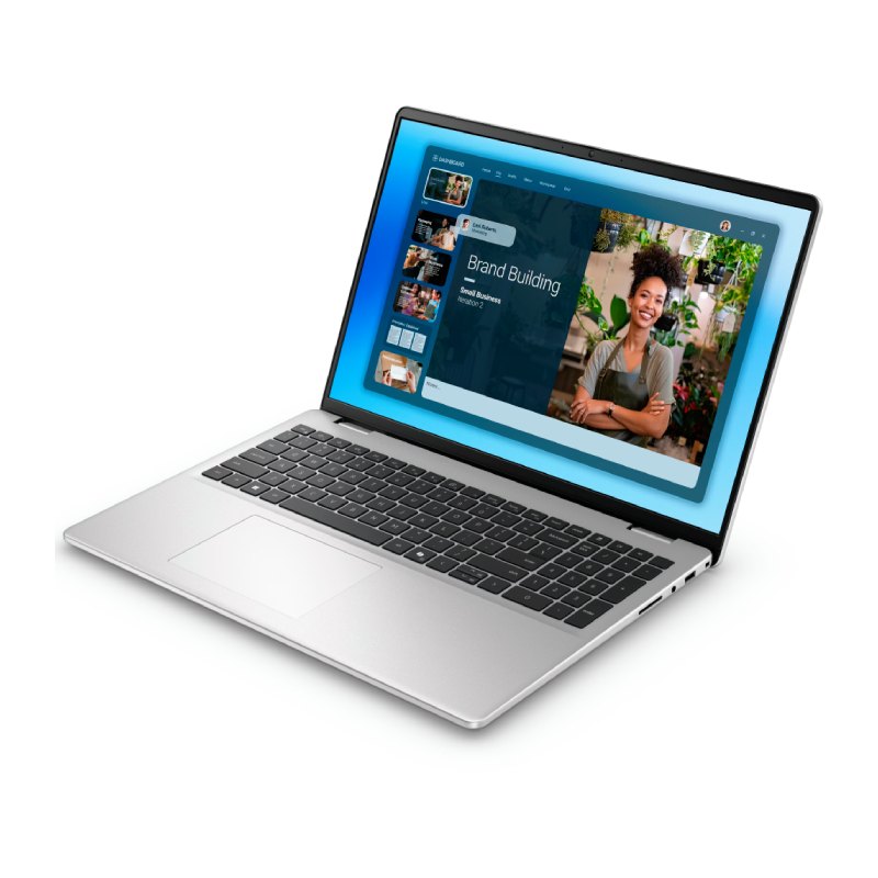 Laptop Dell 16 DC16251 16" FHD+ Core 7 150U 16GB RAM 1TB SSD Touch Plateado Teclado Inglés