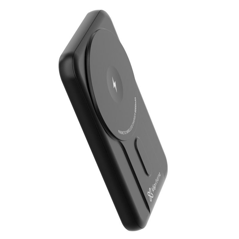 PowerBank Klip Xtreme PowerMag 5000mAh USB-C/Inalámbrico Negro