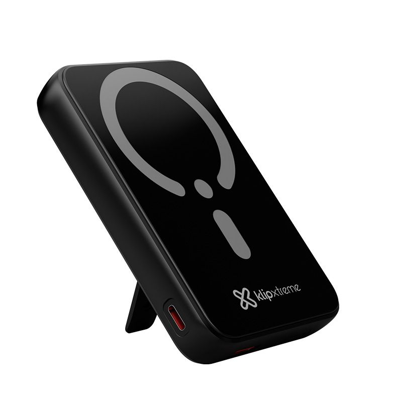 PowerBank Klip Xtreme PowerMag Ultra 10000mAh USB/USB-C/Inalámbrico Negro