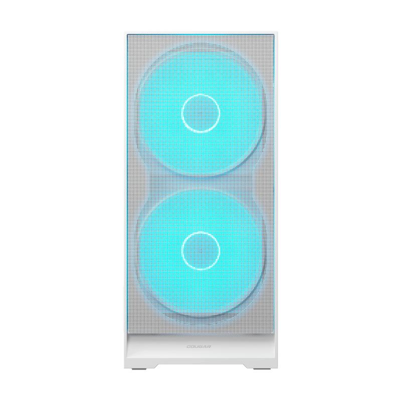 Case Gaming Cougar AIRFACE 180 White Media Torre Vidrio Templado Filtro Magnético ARGB (Sin Fuente)