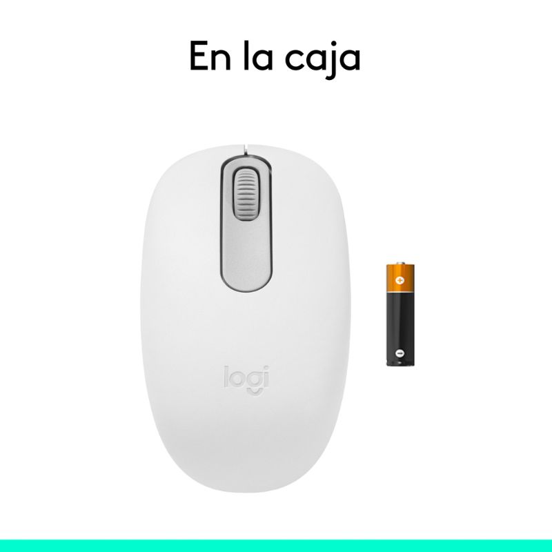 Mouse Inalámbrico Bluetooth Logitech M196 1000DPI Blanco