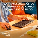 Teclado y Mouse Inalámbrico Logitech MK295 Silent Negro Inglés