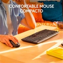 Teclado y Mouse Inalámbrico Logitech MK295 Silent Negro Inglés