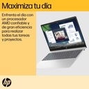 Laptop HP 15-fc0276la 15.6" AMD Ryzen 7 7730U 16GB RAM 1TB SSD AMD Radeon W11 Home Plateada Teclado Español