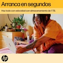 Laptop HP 15-fc0276la 15.6" AMD Ryzen 7 7730U 16GB RAM 1TB SSD AMD Radeon W11 Home Plateada Teclado Español
