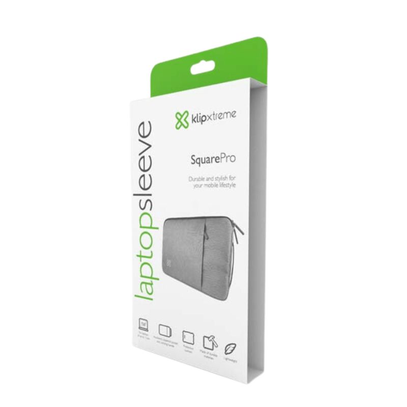 Funda para Portátil 15.6" Klip Xtreme SquarePro KNS-420SV Plateada