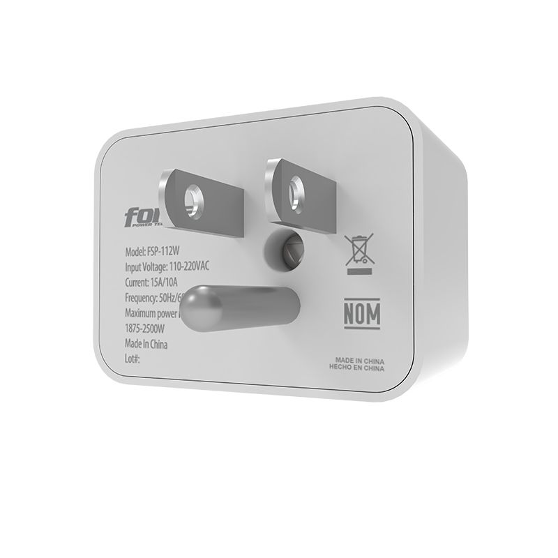Protector de Sobretensión Forza FSP-112W 1 Toma Blanco