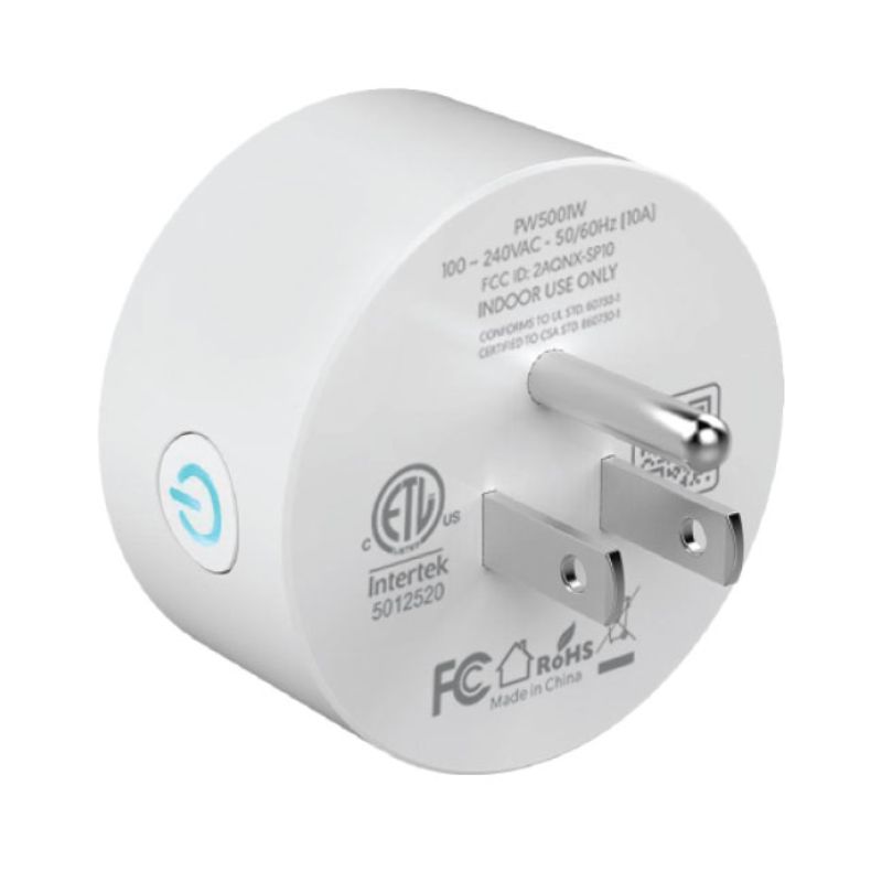 Tomacorriente Inteligente Unno Tekno PW5301WT Smart Home Wi-Fi