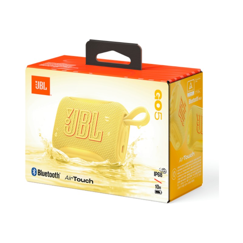 Bocina Bluetooth JBL Go 5 Waterproof 4.8W Amarilla