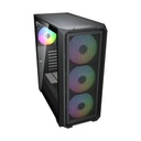 Case Gaming Cougar MX600 AIR Media Torre ATX Negro (Sin Fuente)