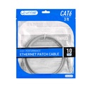 Cable de Red Unno Tekno CB4303GY con Puertos RJ45 CAT6 1 Metros