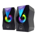 Bocina 2.0 Unno Tekno Icon SP9013BK 10W Negro