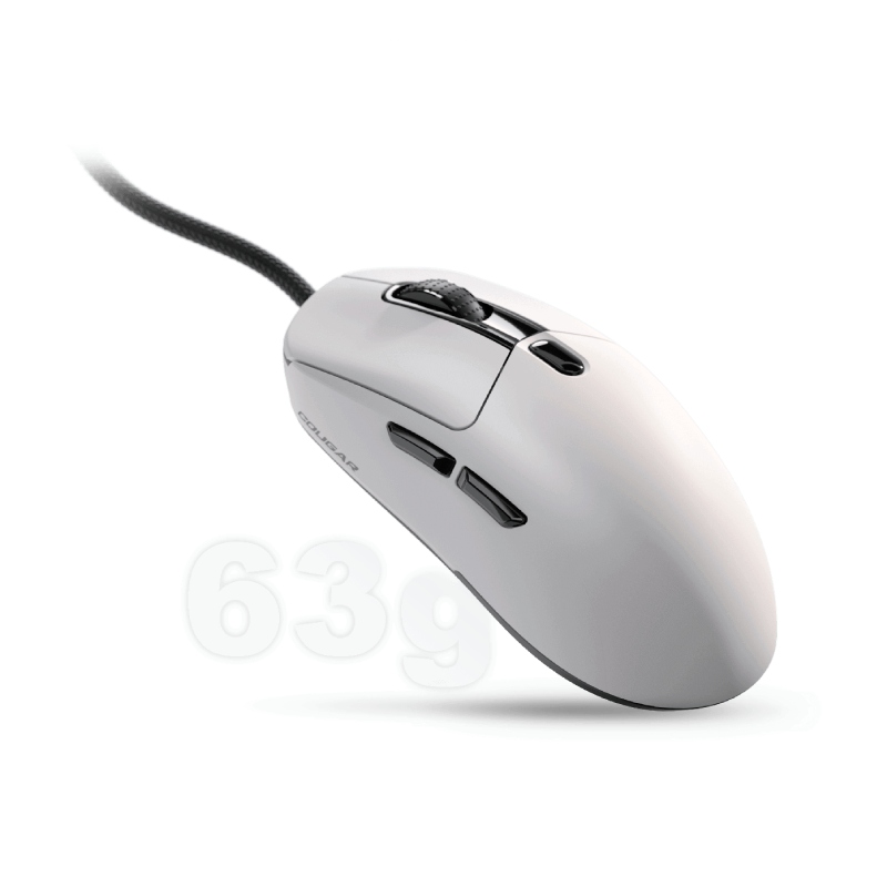 Mouse Alámbrico Cougar Minos Neo Blanco Mecánico 6200 DPI RGB